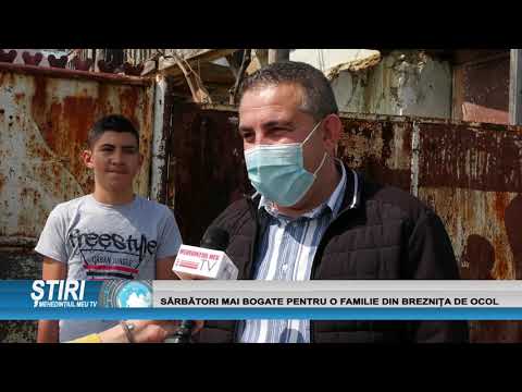 SĂRBĂTORI MAI BOGATE PENTRU O FAMILIE DIN BREZNIȚA DE OCOL