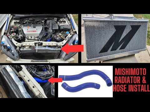 Full Guide on Installing Mishimoto Coolant Radiator and Hose on an Acura RSX Type S