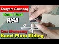 Berikut Cara Memasang Kunci Pintu Sliding Pintu Geser Etalase Alumunium, paling baru!