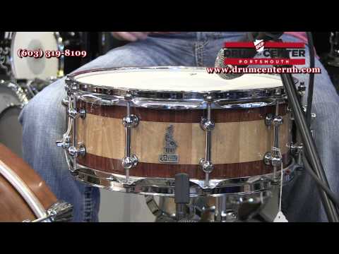 Brady Jarrah/Blackbutt/Jarrah 3 Ring Block Snare Drum 5.5x14