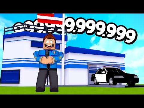 BASE DE POLÍCIA NÍVEL MÁXIMO NO ROBLOX! (Roblox Police Tycoon)