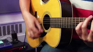 Video thumbnail for LR Baggs HiFi Pickup - Heavy Strumming With 1mm Pick by Aaron Short Music