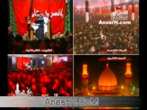 ⁣ليل الوداع احزان قحطان البديري ليلة العاشر محرم 1435 هـ الحسينية الكربلائية في الكويت