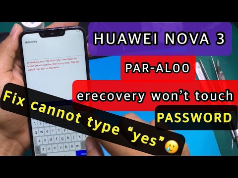 Huawei Nova 3 (PAR-AL00) Password Pattern Pincode FRP Google Account Remove (erecovery wont touch)