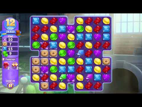 Wonka's World of Candy Level 26 no booster [Gameplay Walkthrough] [Zynga]