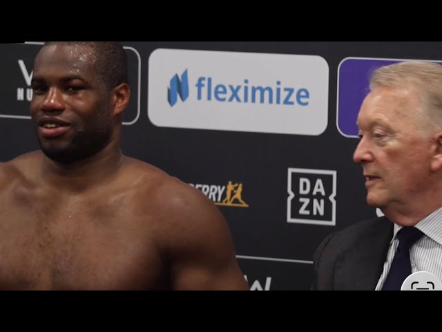 DUBOIS IMMEDIATE REACTION TO KNOCKOUT, FULL POST FIGHT PRESS CONFERENCE - video thumbnail