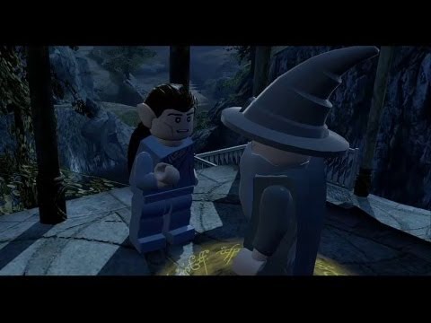 LEGO Lord of the Rings 100% Overworld Guide #14 - Rivendell (All Collectibles)