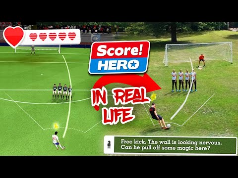 Score! Hero - IN REAL LIFE 2! (IRL Football Videogame)
