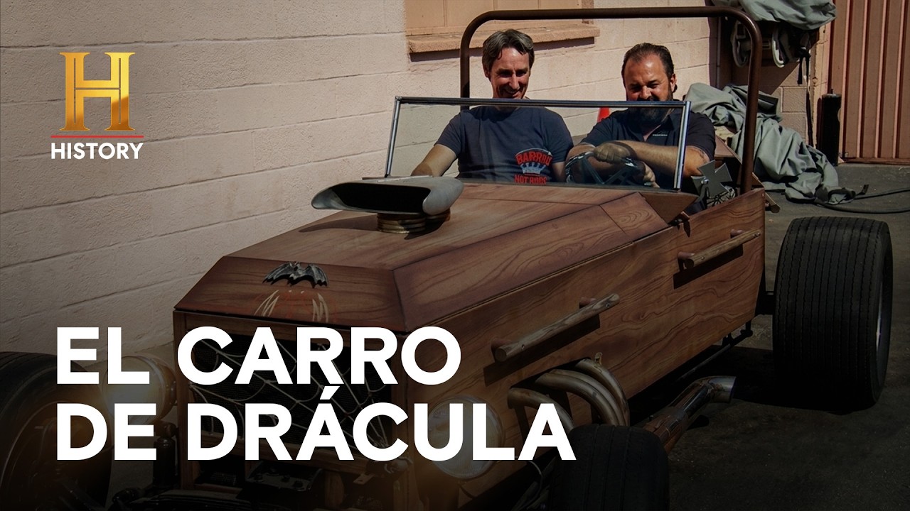 EL CARRO DE DRÁCULA - Conoce al creativo Hot Rod, "Auto Ataúd" 🚗 - CAZADORES DE TESOROS