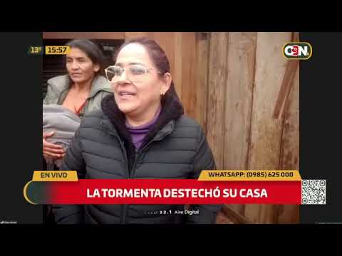 Vaquería, azotada por el temporal