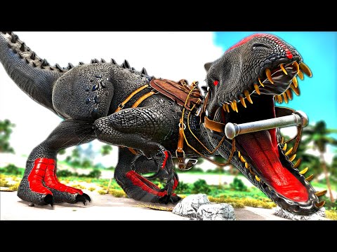 This INDOMINUS REX may be the STRONGEST in ARK! | ARK MEGA Modded Primal Fear #34