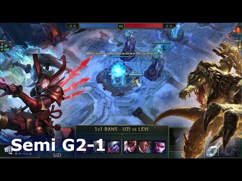 Uzi Kalista vs Levi Renekton - Game 1 | 1vs1 Semi finals 2019 All-Star Las Vegas | LPL vs VCS