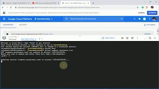 GCP Part1: Setup account, creating a project Cloud shell introduction
