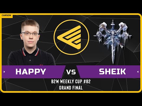 WC3 - [UD] Happy vs Sheik [UD] - GRAND FINAL - B2W Weekly Cup #82