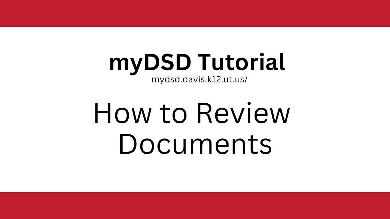 Important Document Review Process