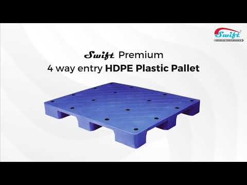 125mm 4 Way HDPE Multi Purpose Plastic Pallets 1200 mm X 1000 mm