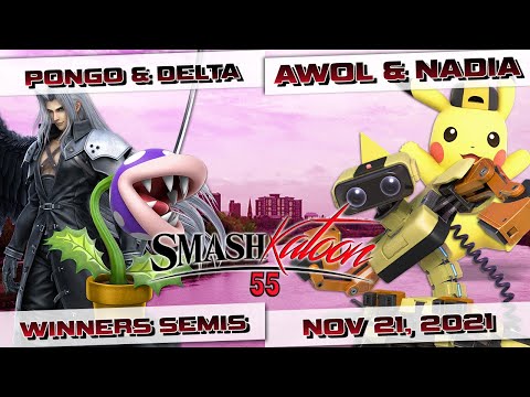 Pongo & Delta (B) vs. AWOL & NadiA (Y) - Winners Semis - Smashkatoon 55