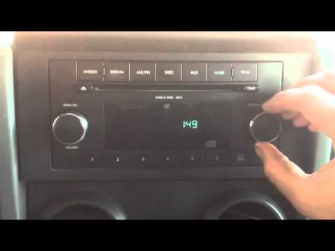 YouTube video about: How to change clock in chrysler town and country?