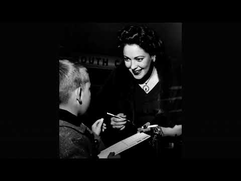 LINDA DARNELL AUTOGRAPHING RARE VIDEO