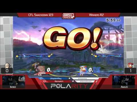 CFL Smackdown 123 WiiU - Indigo (Corrin) vs Amazo (Diddy Kong) - Winners R2