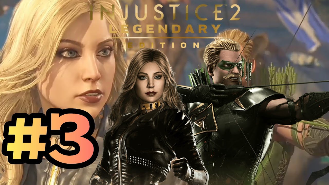 Injustice 2 #3 -batalhando com a canário negro e arqueiro verde -