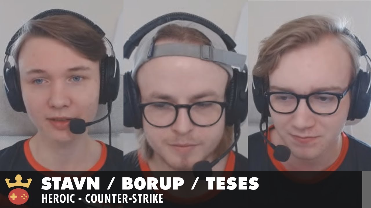 Video of Interview with stavn, b0RUP, and TeSeS from Heroic at IEM Katowice 2021