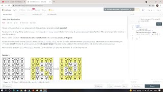 YouTube video 'LEETCODE 1001. | GRID ILLUMINATION | HARD LEVEL | SOMENDRA TIWARI'