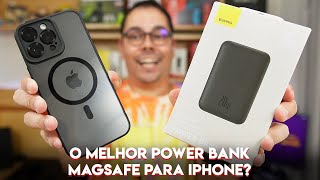 POWER BANK MAGSAFE BASEUS COM 10000MAH: O MELHOR POWER BANK PARA IPHONE? (UNBOXING COMPLETO)