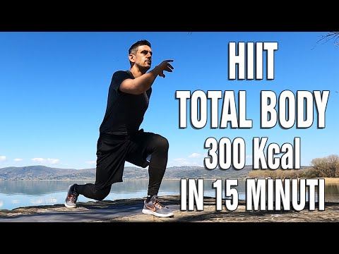 HIIT TOTAL BODY  Brucia 300 Kcal in 15 Minuti a Casa - Fat Burn Workout