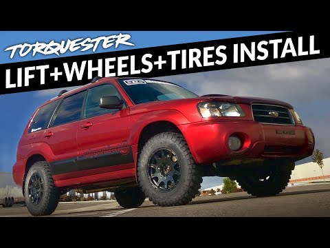 Forester XT Off-Road Build : EP5 - New Wheels, Tires, and a Lift!