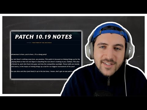 Patch Notes 10.19 League of Legends World Championship Version -  YamatoCannon Review #lol #worlds