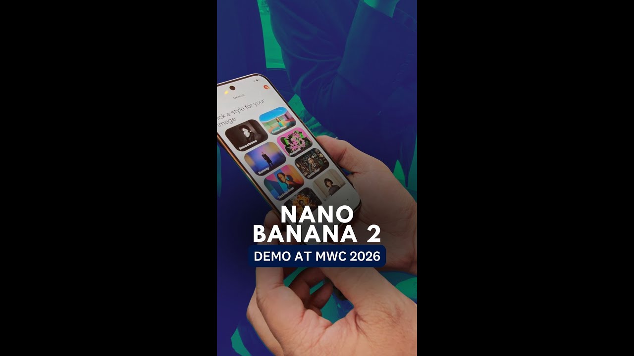 Nano Banana 2 Demo at MWC 2026