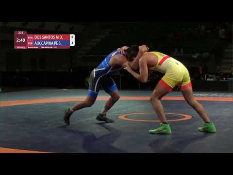 BRONZE FS - 65 kg: D. DOS SANTOS M (BRA) v. S. AUCCAPINA PE (PER)