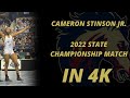 Cameron Stinson Jr Vs Cooper Davis NCHSAA Finals Match 113 lbs