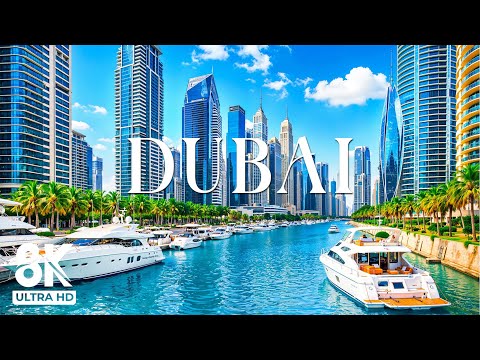 Dubai 8K UHD - Explore The Jewel Of The Desert With Relaxing Piano Music - 8K Video Ultra HD