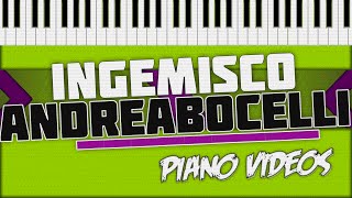 Ingemisco - Andrea Bocelli Piano Tutorial - Piano videos ツ