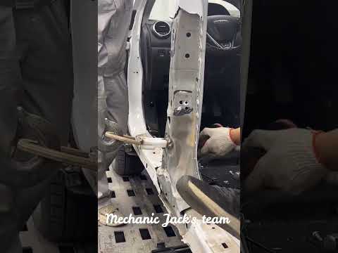 Restoration of Side Crashed (Pull Out B Pillar)