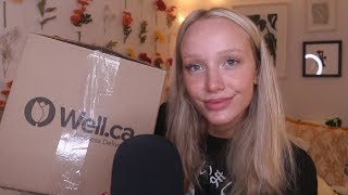 ASMR Whispered Well.ca Unboxing! Travel Beauty Essentials + My Flight Got Cancelled ✈️😢 | GwenGwiz