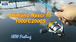 Катушка спиннинговая shimano 10 nasci 1000s
