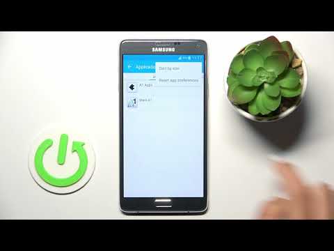 How to Reset App Preferences on Samsung Galaxy Note 4 / How to restore default app settings