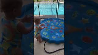 3-in-1 Splash Pad for Toddlers: Sprinkler, Wading Pool, and Play Mat #splashpad