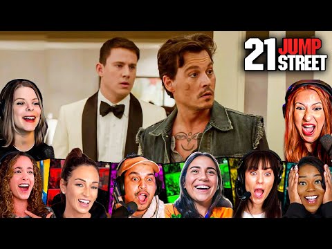 TOP "Johnny Depp Cameo" Reactions! 21 Jump Street (2012) Movie Reaction *First Time Watching*