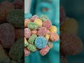 SKITTLES INFUSED NERDS RAINBOW CRUNCH CLUSTER TEAL HOST ASMR