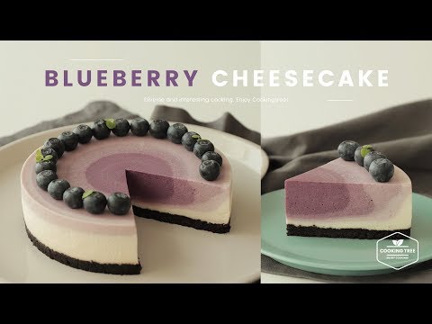 ë…¸ì˜¤ë¸~ ë¸”ë£¨ë² ë¦¬ ì¹˜ì¦ˆì¼€ì´í¬ ë§Œë“¤ê¸° : No-Bake Blueberry Ripple ...
