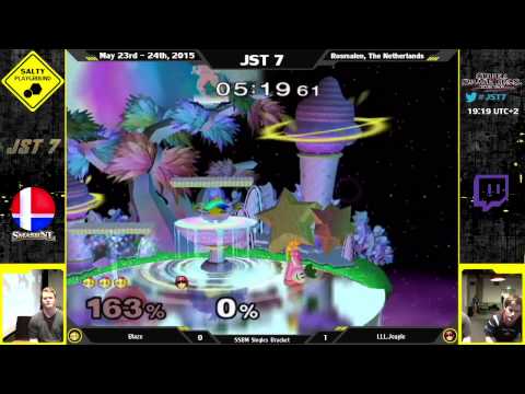 JST7 - Blaze (Peach) Vs LLL.Jeapie (Cpt. Falcon) - SSBM Singles Bracket Winners Quarter Final