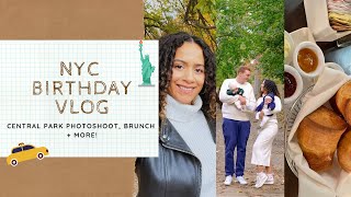 VLOG: NYC BRUNCH | CENTRAL PARK PHOTOSHOOT | TRADER JOE'S HAUL | going out with twins