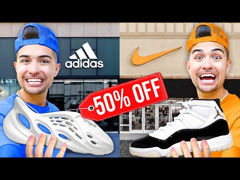 Nike Employee Store VS Adidas Sneaker Shopping!