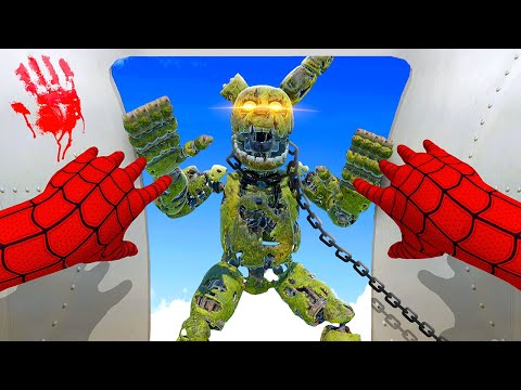 Throwing SPINGTRAP Out of a Plane - Bonelab VR Mods