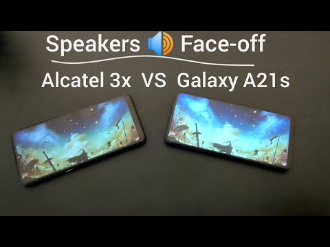 Speakers 🔊 Face-off : Alcatel 3x vs Galaxy A21s