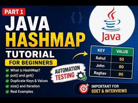 Java Hashmap Tutorial Part 1 Automation Testing Java Collections Framework